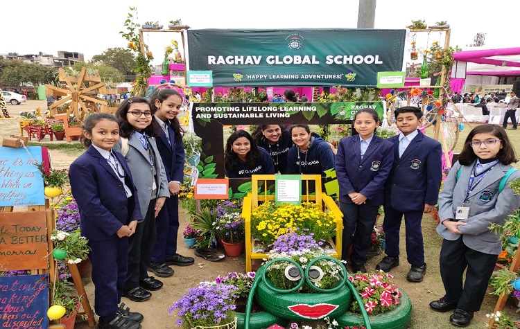 Raghav Global School wins The Best School Garden Award