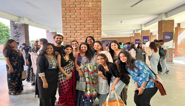 IILM Greater Noida... teacher with students